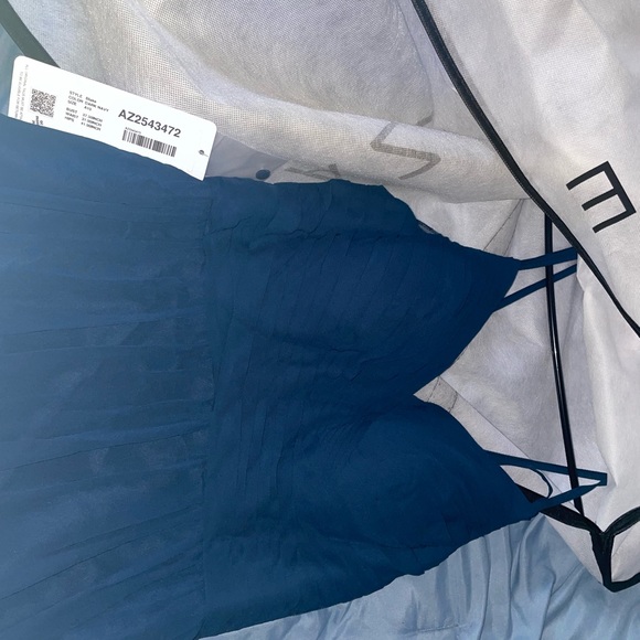 AZAZIE Blake Bridemaid Dress Dark Navy A10 - Picture 6 of 9